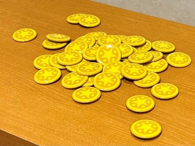 ▲クリア報酬 ドラゴンクエスト アイランド「ちいさなメダル缶バッジ」