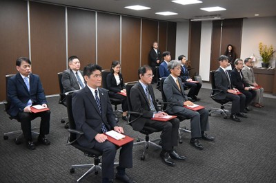 表彰式に出席した被表彰者のみなさん