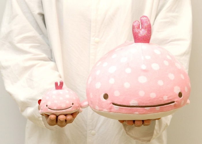 岩下の新生姜×じんべえさん スーパーもーちもちぬいぐるみ(左:てのり/右:M)