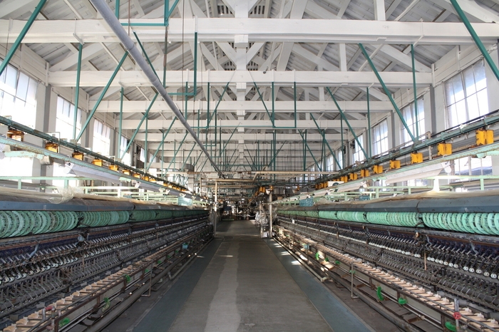 富岡製糸場の繰糸所内部 ※画像提供 富岡市