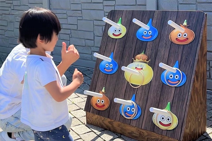 ▲ミニゲーム(どうぐ屋さんの輪投げ)