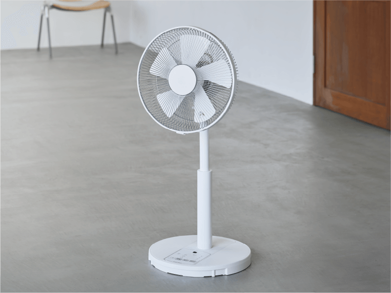 タッチストップDCリビング扇風機