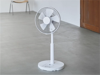 ガードにふれると扇風機が「ピタッと一時停止」や 「完全停止」する！「タッチストップDCリビング扇風機」発売