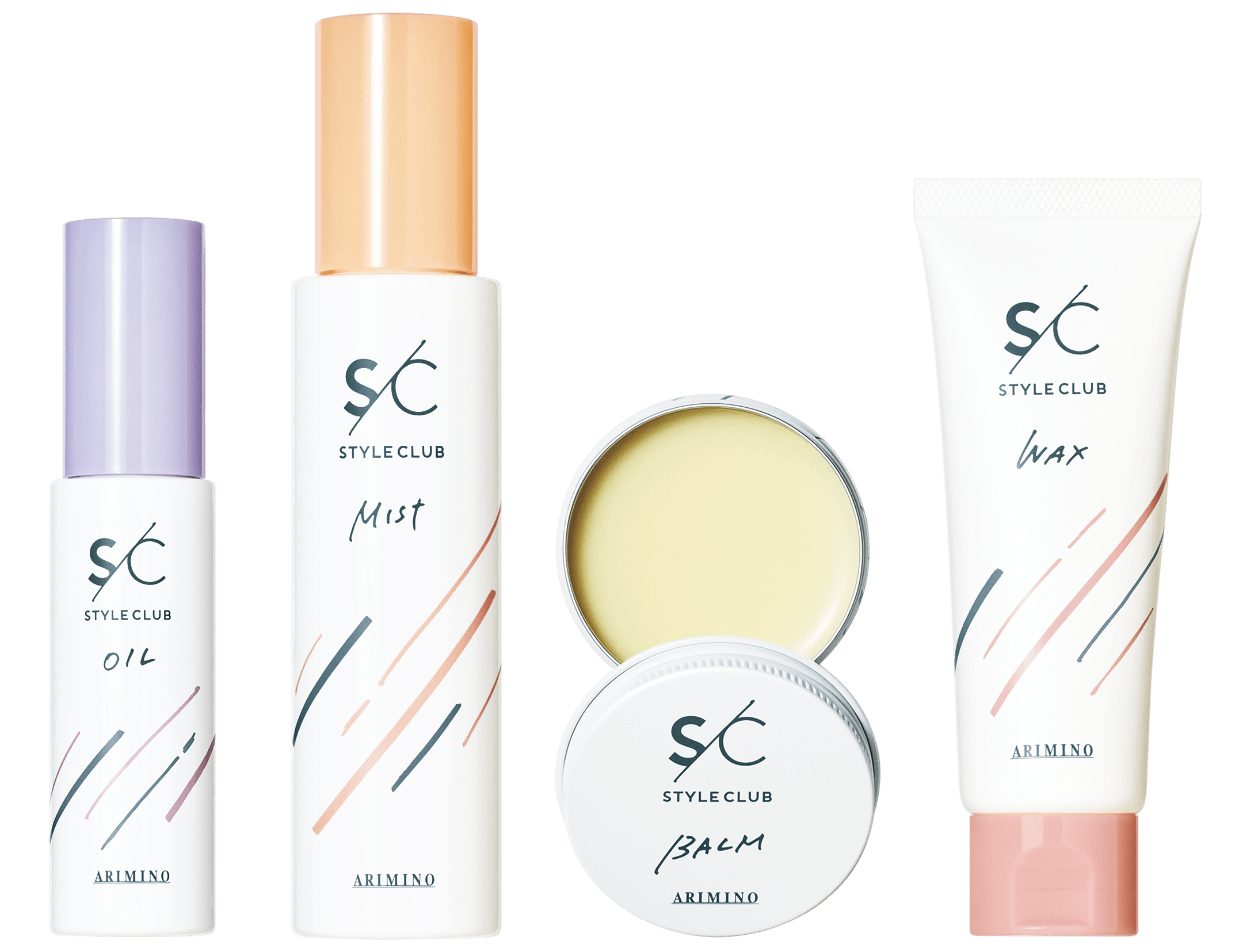 スタイリング剤 LINO. ヘアスタイリング剤のアリミノ、美容専売品の 『STYLE CLUB
