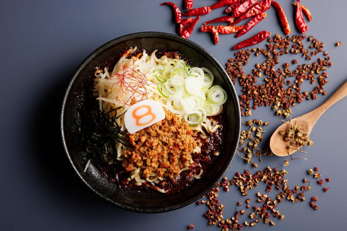 カラシビ好き必食の「麻辣」第2弾 8番らーめん人気の「唐麺」が麻辣味で新登場!