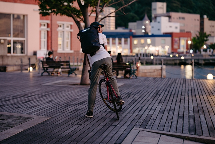 専用バックパック 使用イメージ