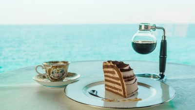 バレンタインに海の舎が贈る、特別ショコラとサイフォン珈琲 期間限定『バレンタイン限定セット』2月1日より提供開始