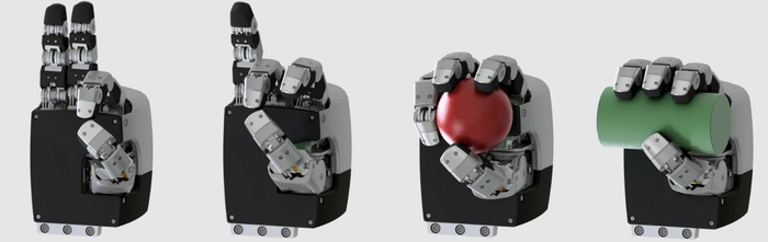 図. 器用な多指ロボットハンドの製品画像