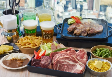 「ハルカスでソラメシ 食べるで↑BBQ」 4月24日（木）オープン！ 4月4日（金）からご予約受付開始