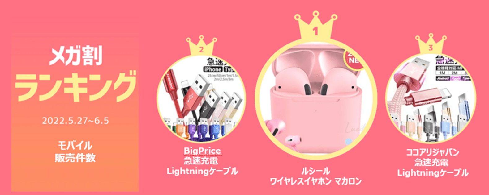 メガ割ランキング<モバイル>