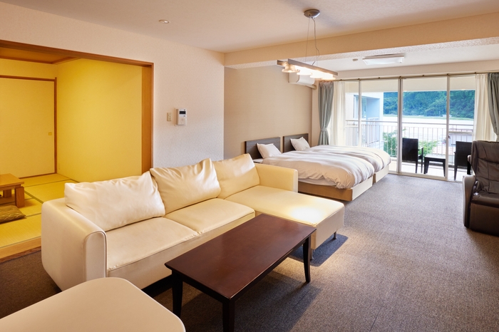 85㎡の広々とした和洋室スイート