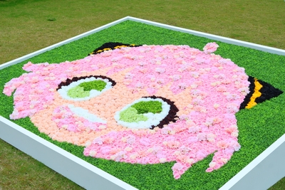 ▲フラワーパークで夏祭り！