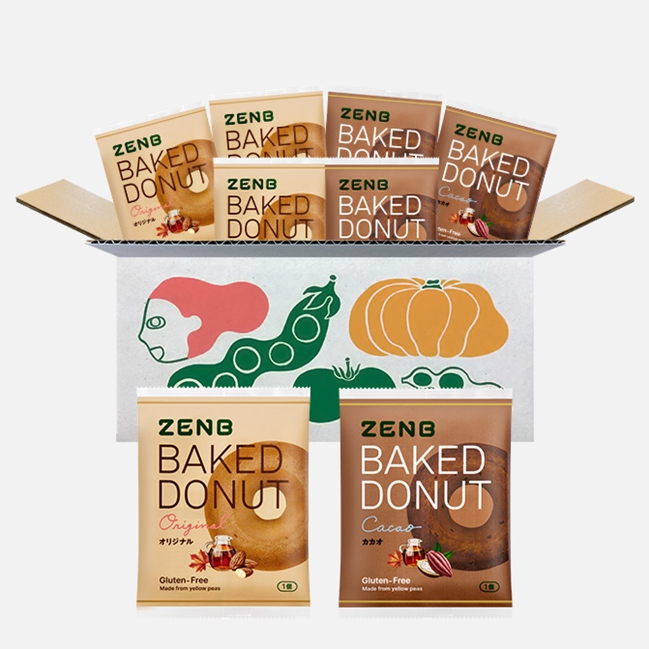 ZENB焼きドーナツ6袋(2種×3袋)セット