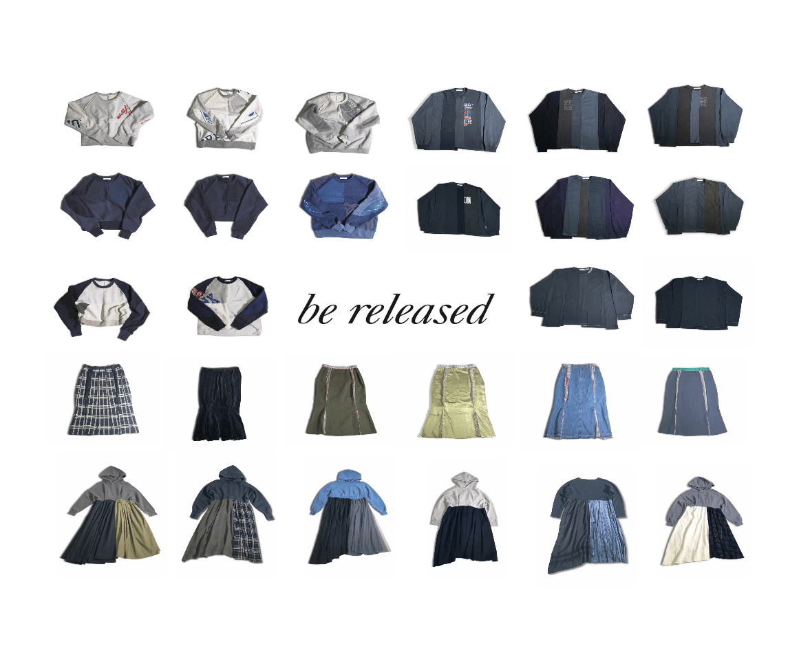 アップサイクルブランド be released (ビーリリースト)冬の新作