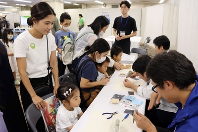 石のストラップのコーナーも