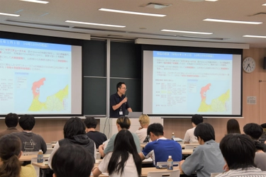 【名城大学】都市情報学部「観光の資源」で連携協定を結ぶ氷見市の職員が登壇