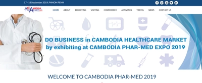 国際展示会 「Cambodia Phar-Med 2019-カンボジア医薬品・医療展示会 2019年」の出展お申込み受付開始