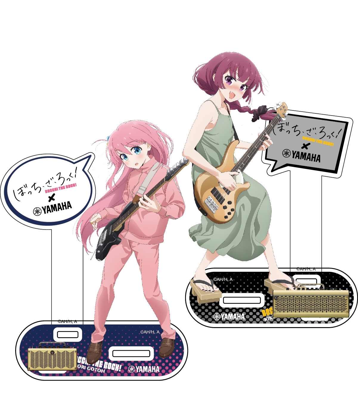 アニメ「ぼっち・ざ・ろっく!」×ヤマハ ジオラマアクリルスタンド(後藤ひとり)、アニメ「ぼっち・ざ・ろっく!」×ヤマハ ジオラマアクリルスタンド(廣井きくり)