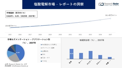 塩酸電解市場調査の発展、傾向、需要、成長分析および予測2025―2037年
