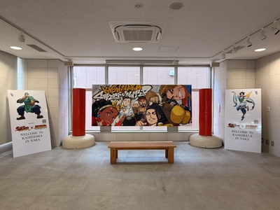 『ストリートファイター』のパネル展示