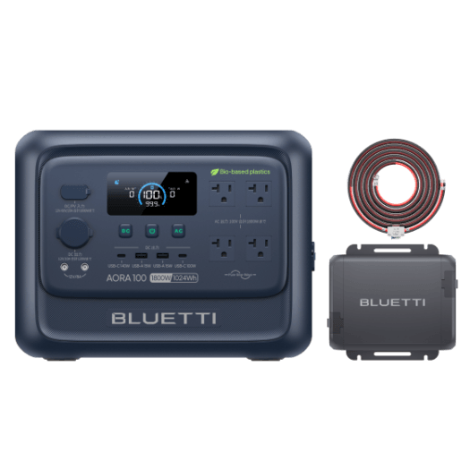 中容量ポータブル電源「AORA 100 V2(Bio-Based Plastics)」とCharger 1