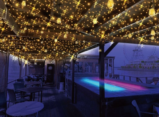 店内のイルミネーション(画像はイメージです)