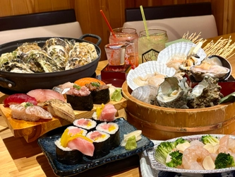 浜松街中で【大人のドリンクバー】 　注ぎ放題の体験型居酒屋 「寿司と浜焼きセンター　ニューやすし」が新オープン