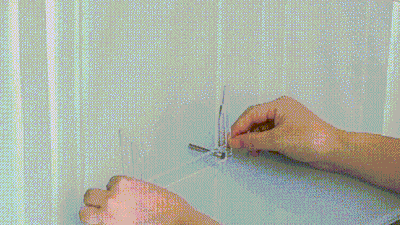 ●使わないときは、ねじを外せばコンパクトに収まります。