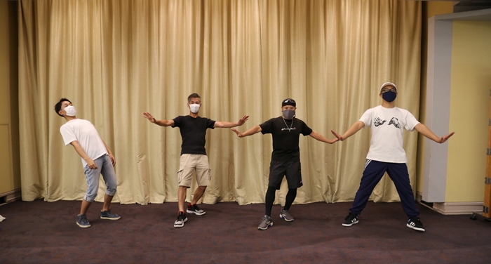 左から白田 路明(BEBEN)、大多和 正樹(ONE VISION)、林田 ひろゆき(Samurai Music ZI-PANG )、橋口 隆之(ひむかし)