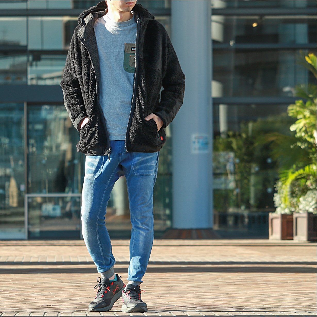 超伸縮デニムパンツ 2