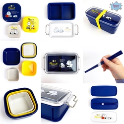 スヌーピーのランチボックス新作♪お弁当箱って質実剛健さ。しっっかり、閉じたいですよね。