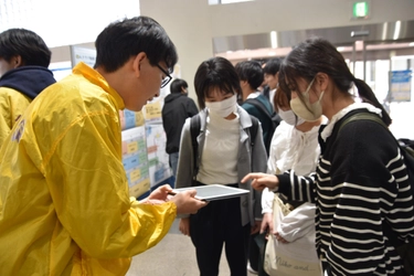 【名城大学】天白警察署が天白キャンパスで自転車の交通安全教室を開催