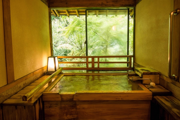 人気の温泉付きのお部屋