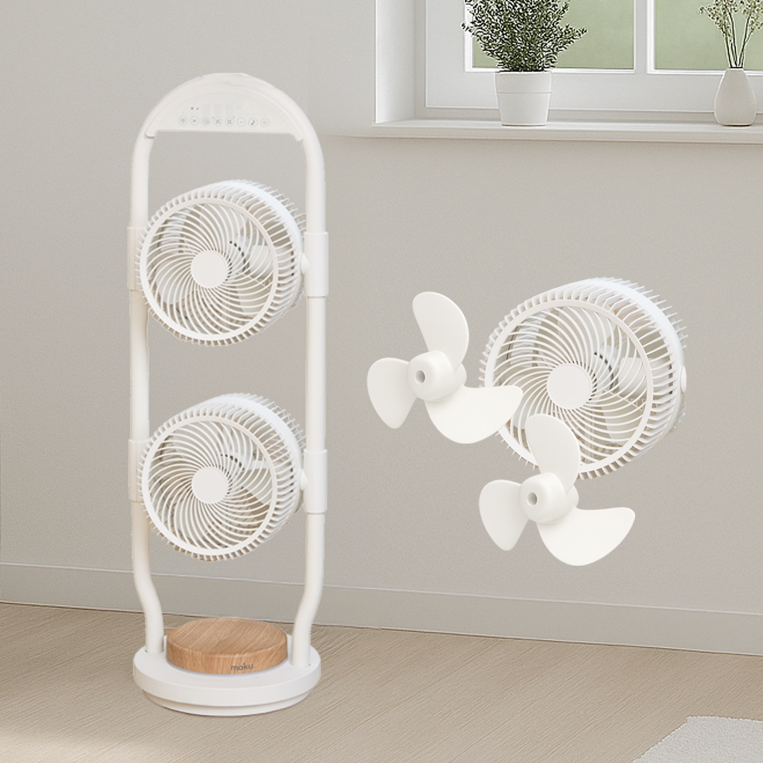 扇風機革命！風を重ねるという答え 「moku. ダブルマルチファン」新