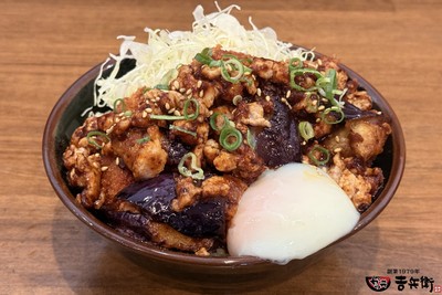 うまい麻婆茄子のかつ丼