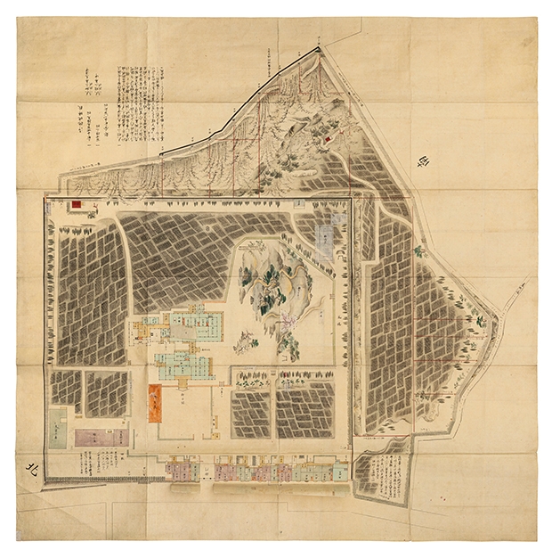 「寛政十二年 白銀御屋敷絵図」写【後期】