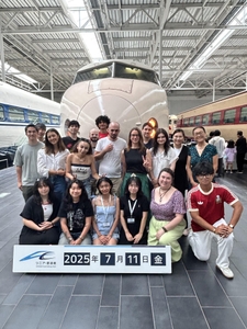 リニア・鉄道館での集合写真