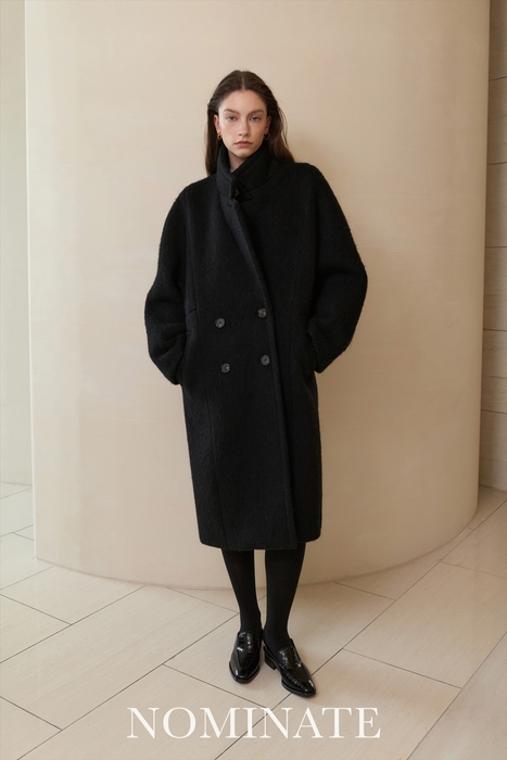 Henri Alpaca Blend Double Coat ￥80,010
