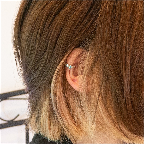 着用イメージ:モチーフイヤカフ<日番谷冬獅郎>