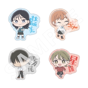 SDステッカー（藍美、波、霧尾、 星羅） 各600円