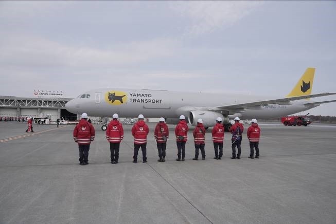 <到着時の様子:新千歳空港>