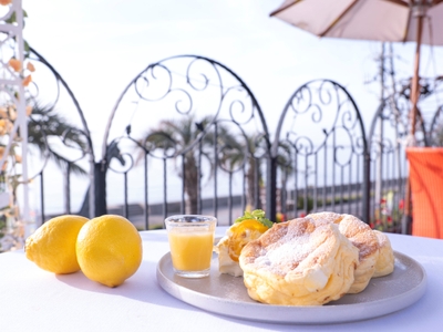  ▲期間限定メニュー「レモンパンケーキ」