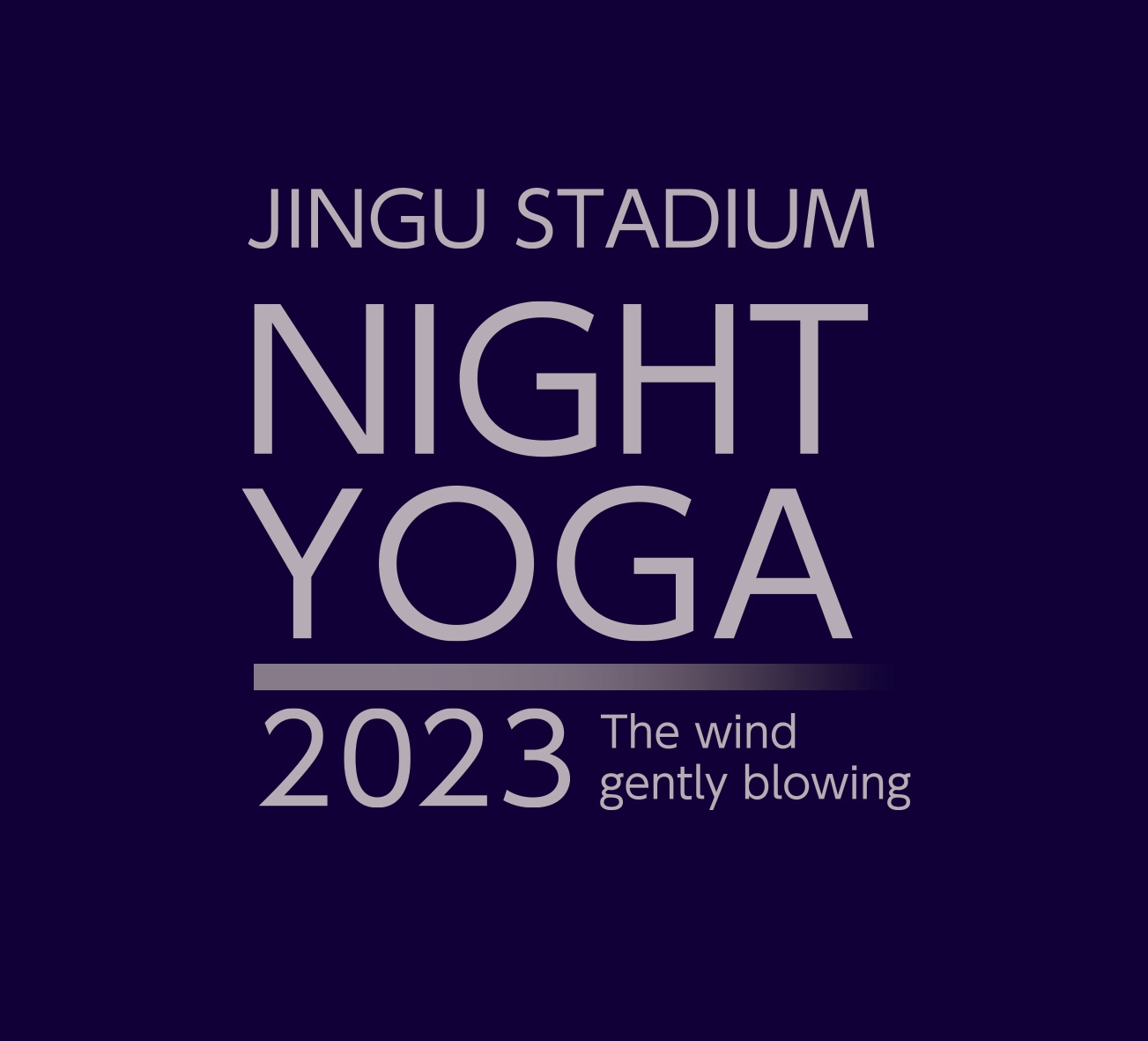 JINGU STADIUM NIGHT YOGA 2023 ロゴ