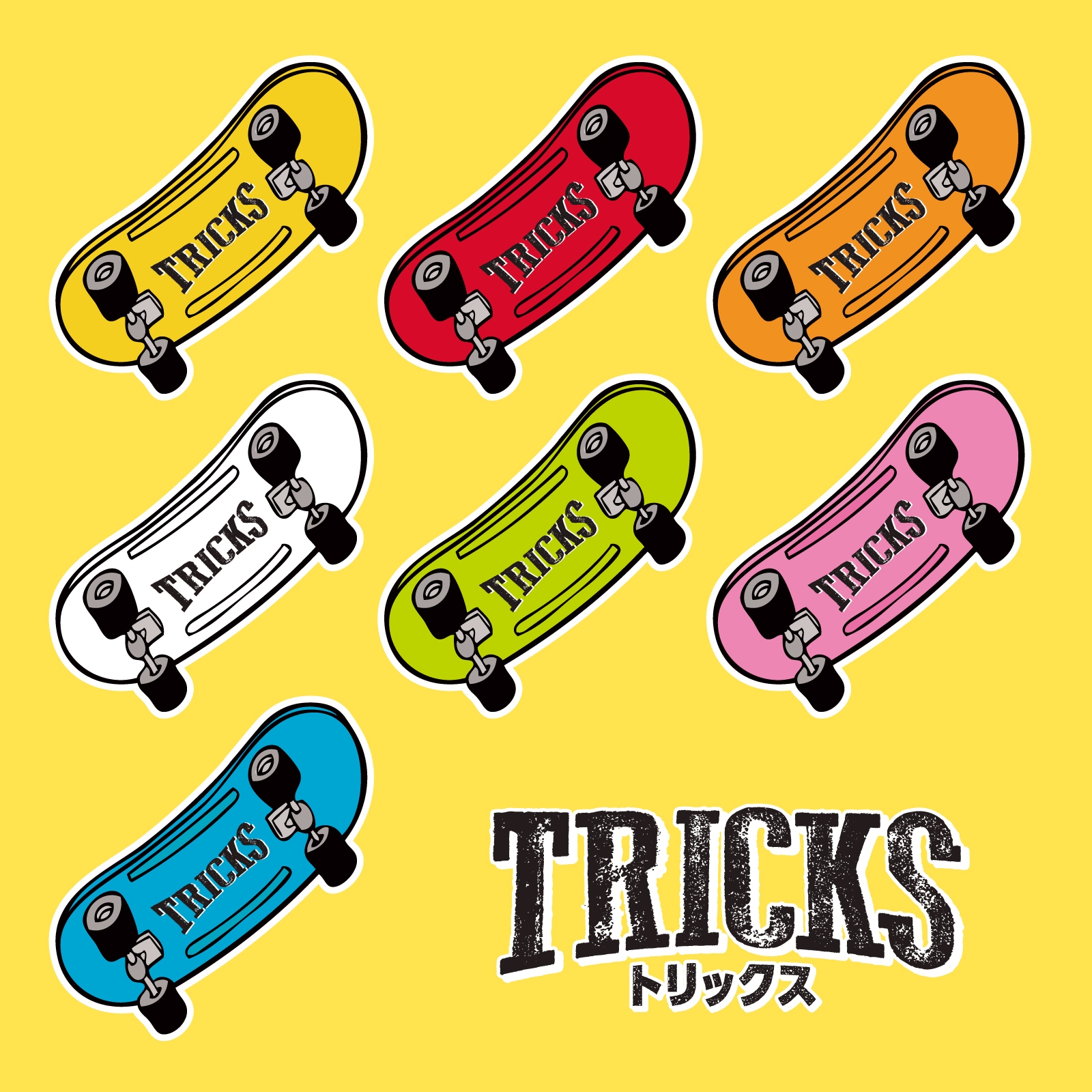 TRICKS ステッカー