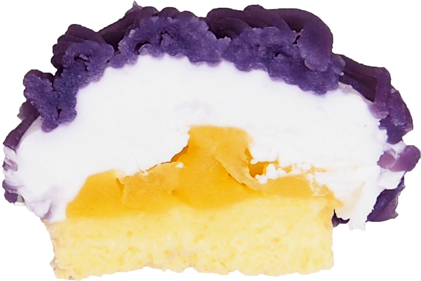 ※「ふくむらさきのモンブラン」断面図