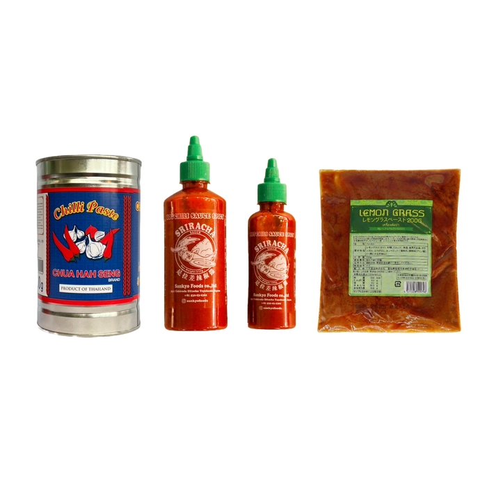 チリペースト/シラチャーソース(515g)/シラチャーソース(285g)/レモングラスペースト