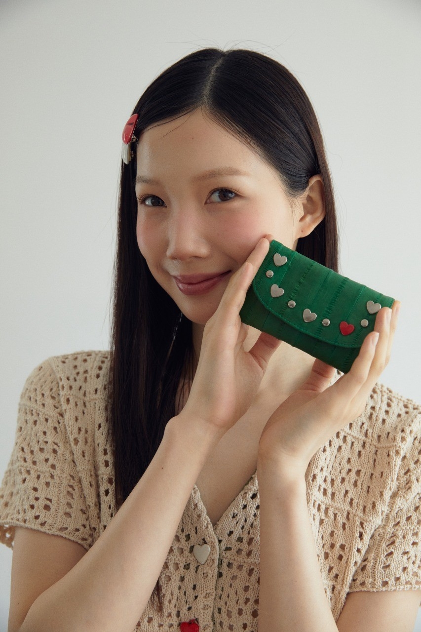 2025SA01/シンプルカードホルダーラブ(グリーン)