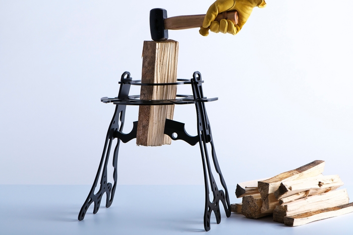 組み立て式薪割り台
