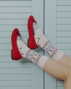 クリスマスソックス（ホワイトサンタ）