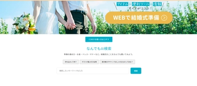 結婚式準備サイトにAI検索機能をトライアル導入【CORDY（コーディ）】